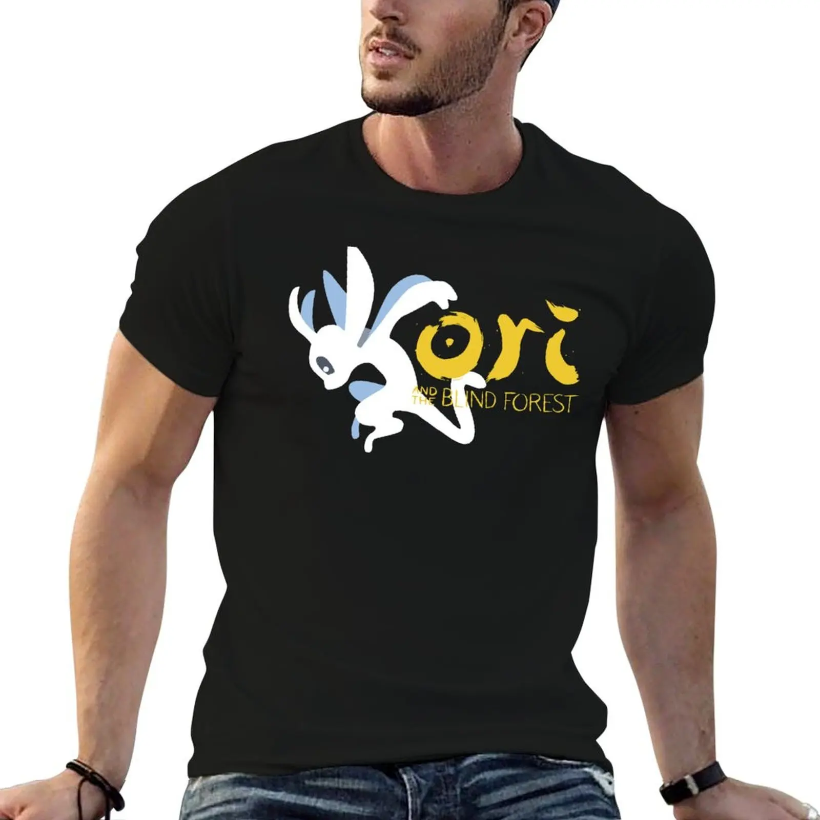 

Forest Ori t shirts T-Shirt man cotton Blind cotton t funny 100% shirts and the