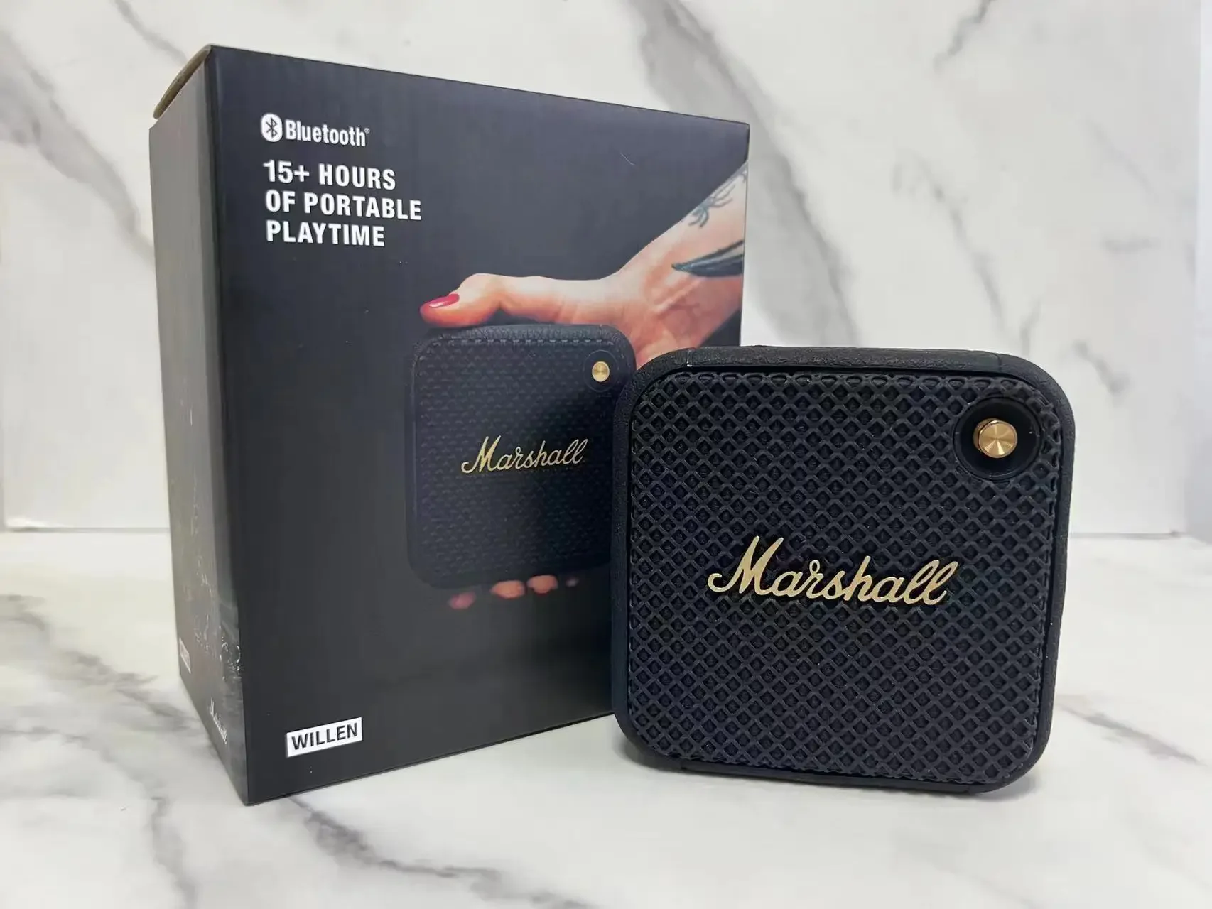 Marshall Willen Wireless Bluetooth Speaker Portable Waterproof Outdoor Mini Speaker Rock Subwoofer