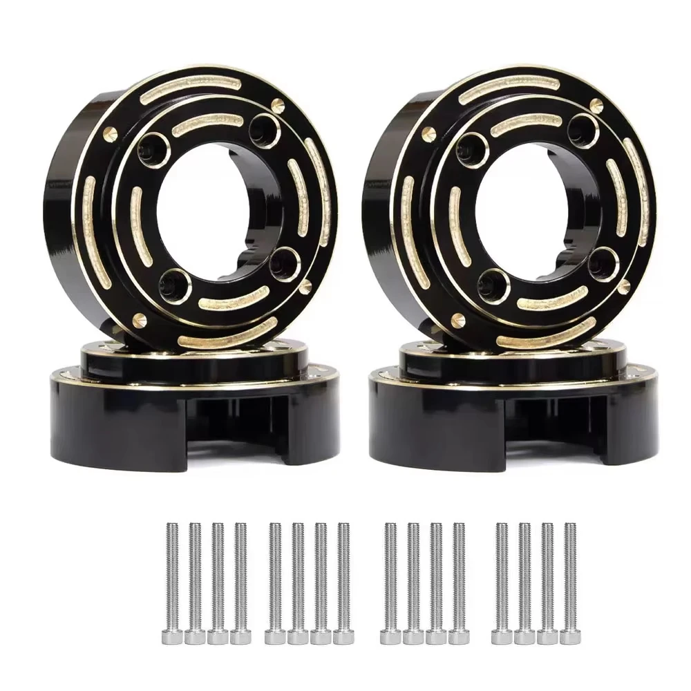 1/7 RC Crawler Bridge Edge Counterweight, Brass / Iron Black‑Gold Upgrade Weight For Rlaarlo MK07 TK07 RC Car
