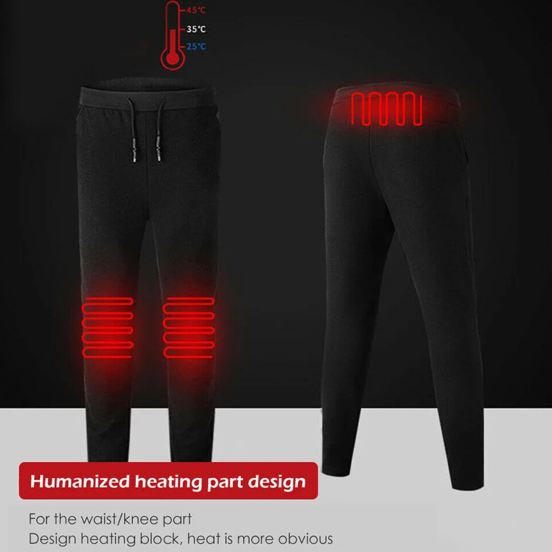 Intelligent Electric Heated Trousers Heater Warm Winter USB Long Pants Women Men Casual For Women Men Winter Outdoor B2Cshop