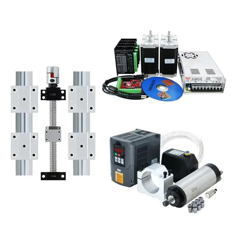 

Линейная серия SBR Направляющая Шариковый винт Комплект Шпиндель Инвертор Драйвер двигателя Импульсная мощность Используется в модельх с ЧПУ на заказ