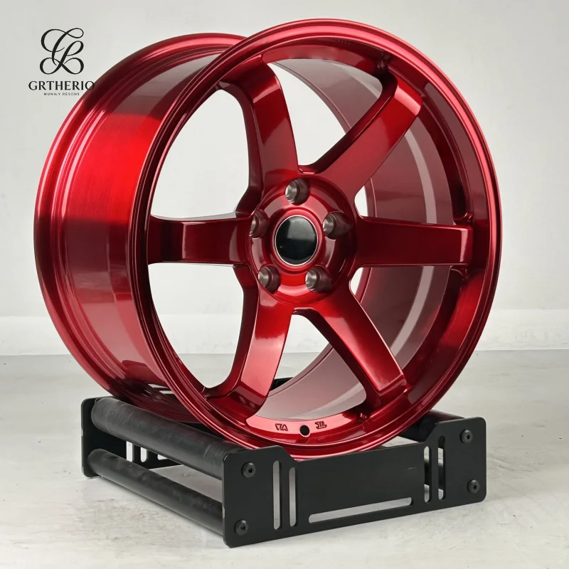 

For Honda NSX S2000 Legend 17 18 19 Inch JDM Brushed Red/Matte Sliver Custom Luxury Alloy Wheels RC Forged Wheels 5x114.3 Custom