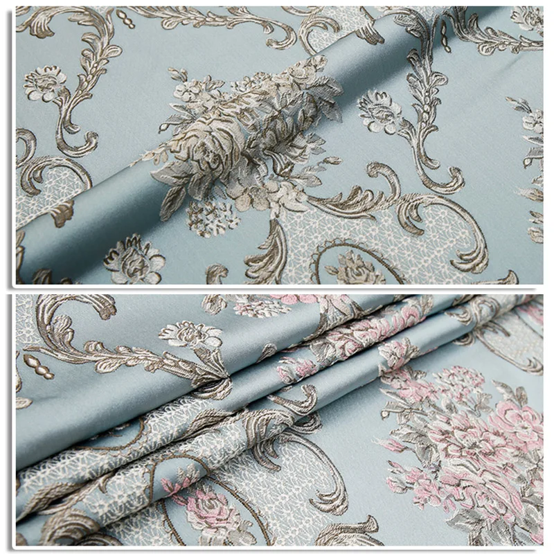 50*145 cm Tessuto ricamato di lusso Tessuto jacquard in raso broccato stile cinese per cucire Kimono Cheongsam Abito Patchwork Coagulo