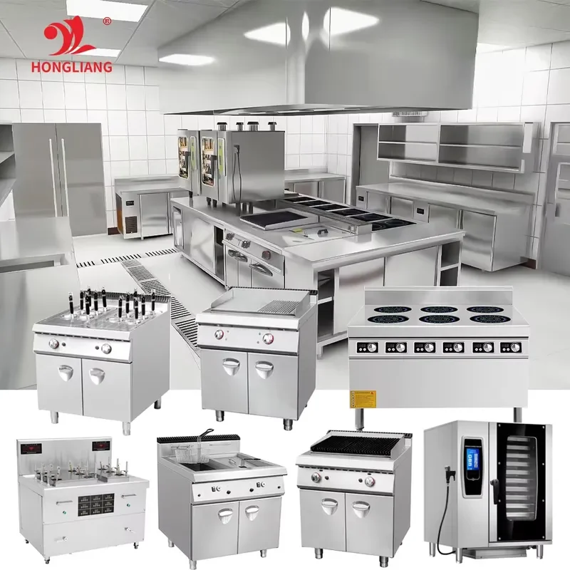 Stainless Steel Commercial Kitchen Equipment for Fast Food Restaurant Burger Bakery Eco Friendly Professional Cooking Gear