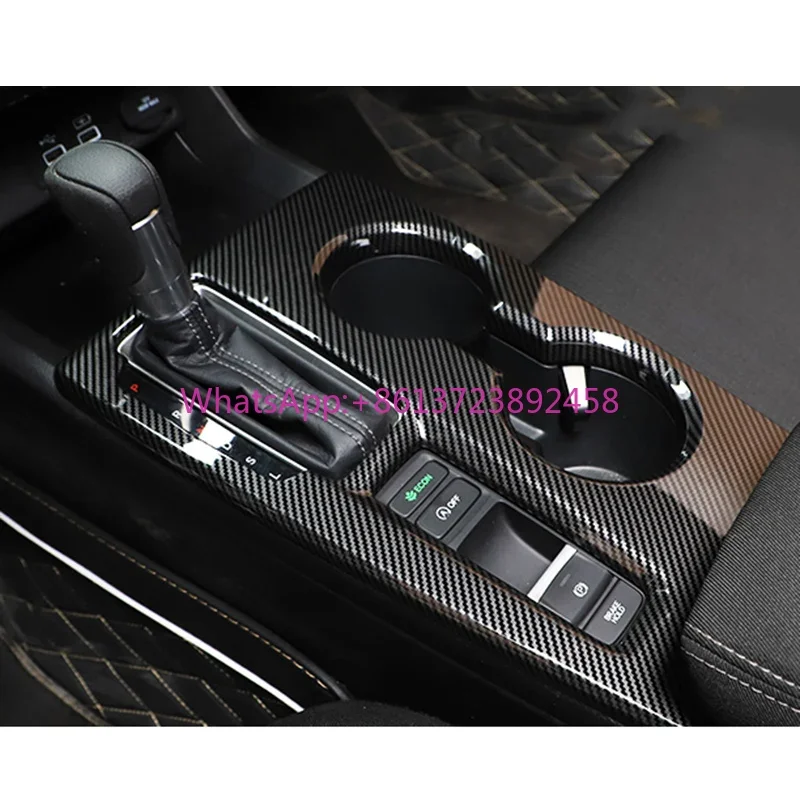 

Carbon Fiber Car Interior Accessories for honda civic 2021 2022 11th Gear Panel Window Lifter Center Console Trim air Vent Cover
