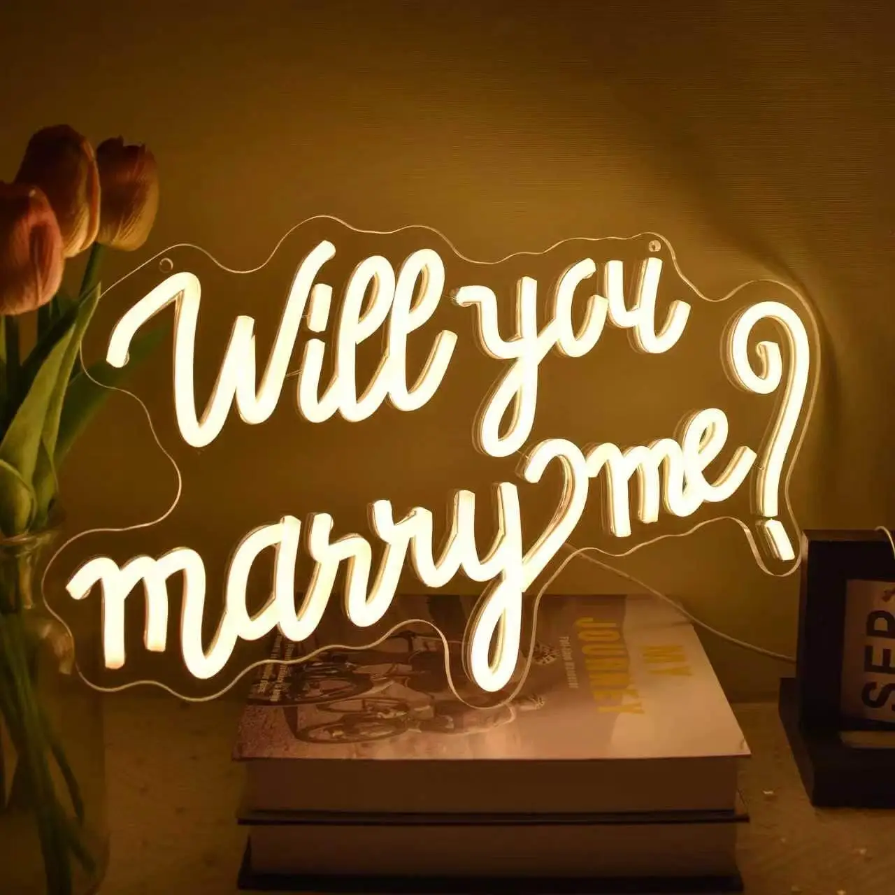 Will You Marry Me Neon Sign Led Neon Light For Proposal Wedding Engagement Romantic Space Aesthetic Wall Art Anniversary Gift