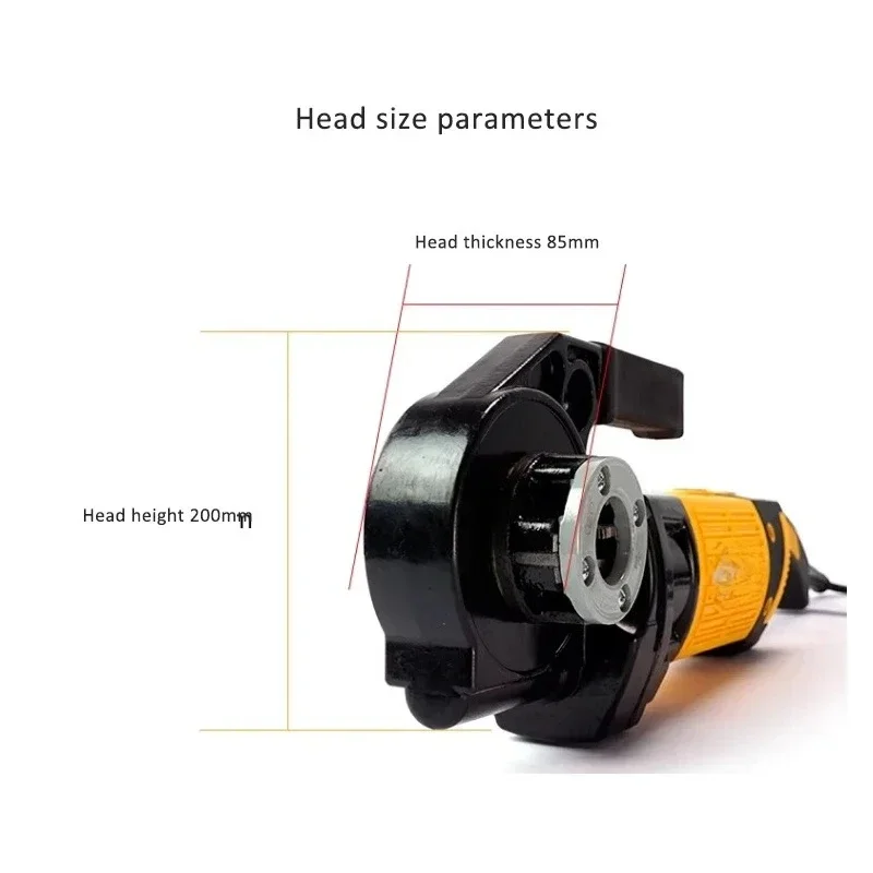 220V Electric Pipe Threading Machine Portable Hand-Held Steel Pipe Plastic Iron Pipe Hinge Thread Galvanized Pipes Threading