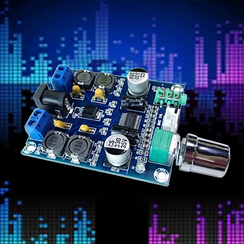 RISE-TPA3118D2 плата цифрового усилителя мощности 2,0, двухканальный Hi-Fi динамик 2X45W, Плата усилителя мощности