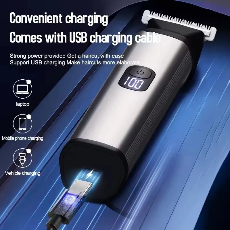 XIAOMI YOUPIN Rechargeable Hair Cutting Machine Electric Hair Clipper Shaver Beard Body IPX6 Waterproof Trimmer For Men Nose Ear