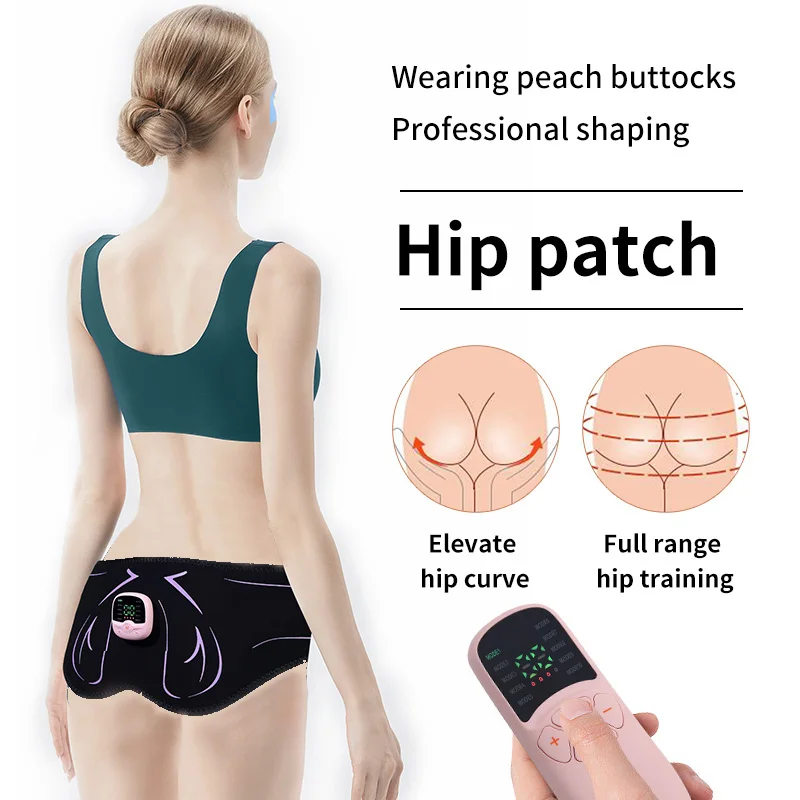 Electric Hips Trainer EMS Butt Muscle Stimulator USB Rechargable Buttocks Lifting Muscle Toner For Fitness Weight Loss Fat Burn