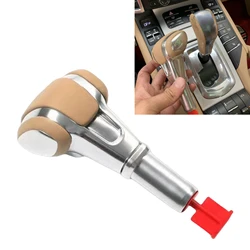 Carbon Fiber / Leather Interior Shifter Gear Shift Knob Lever Kit For Porsche Cayenne 958 92A 2011-2017