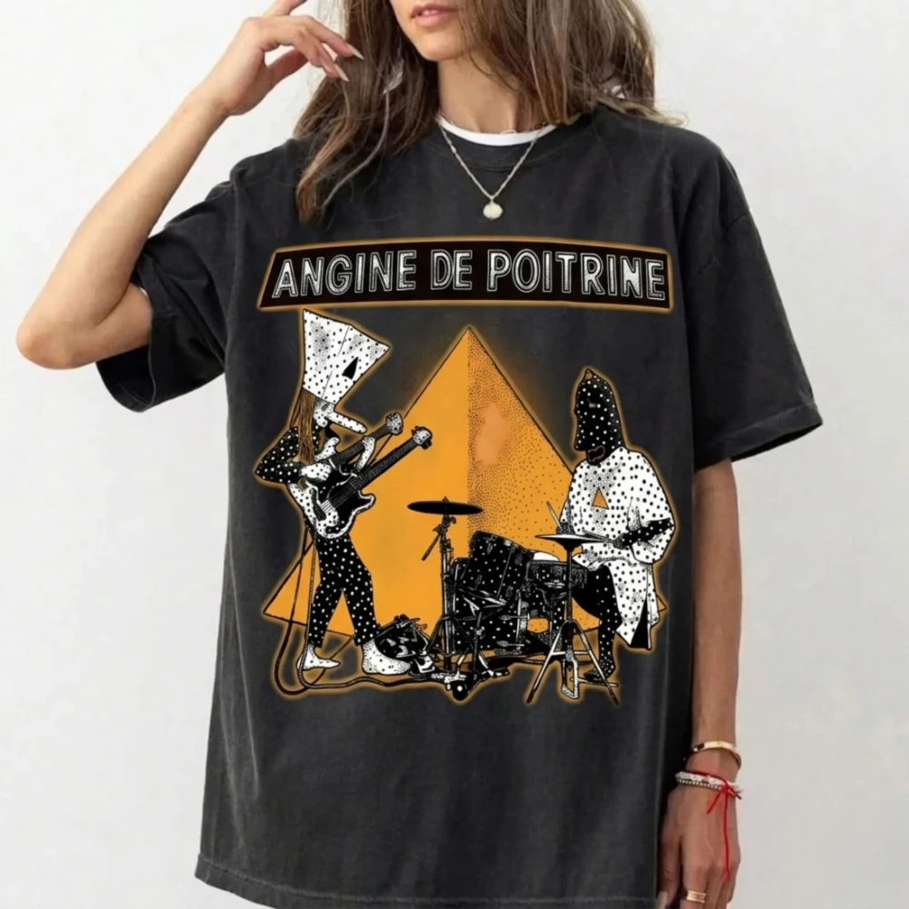 Camiseta Angine de Poitrine, camiseta de moda alternativa, regalo de moda alternativa, camiseta de rock gótico oscuro, ropa grunge estética