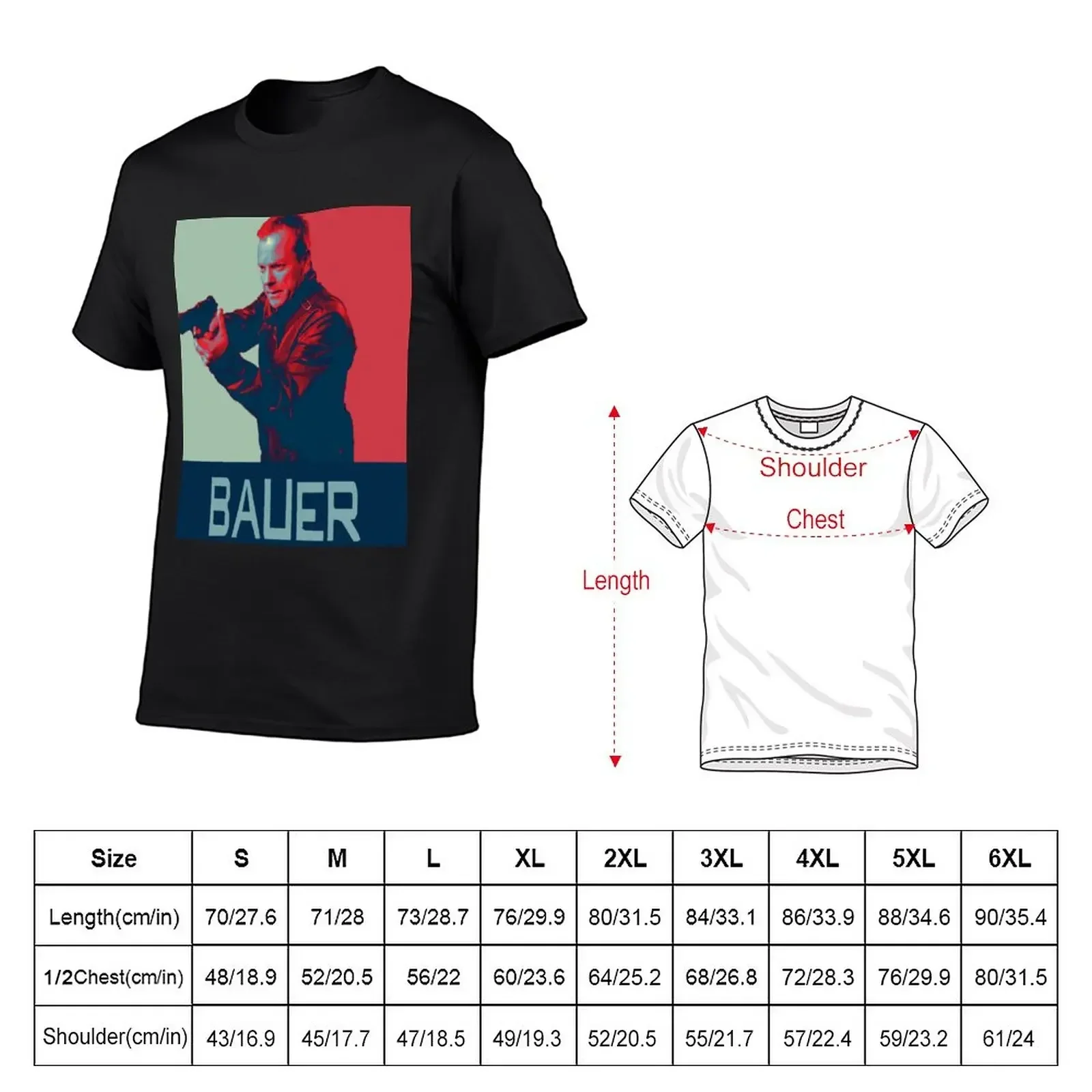 Bauer Hope T-Shirt anime aesthetic clothes men t shirt