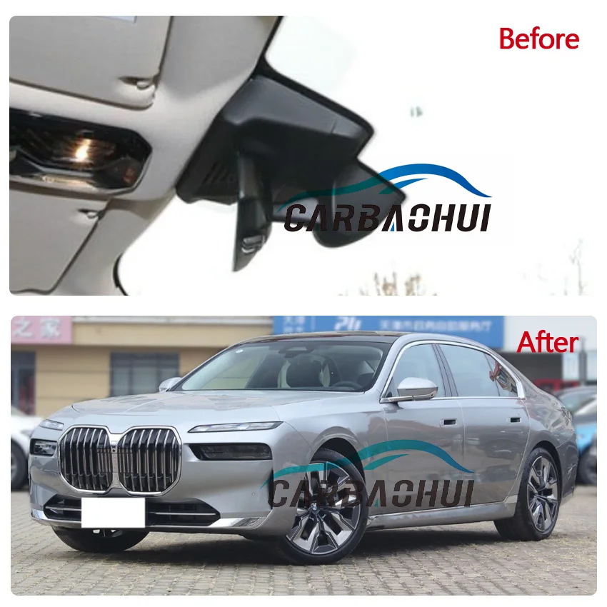 Hidden Dash Cam For BMW 7 series 740Li 2023 2024 Plug and play Car DVR Wifi Video Recorder 4K DashCam Camera for 7 series