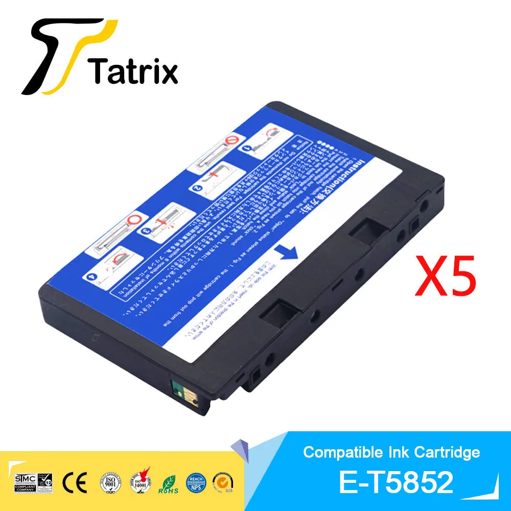 Tatrix para epson t5852 t5852 cartucho de tinta compatível para epson imagemate pm210 pm235 pm250 pm270 pm310 pm215 pm245 etc.