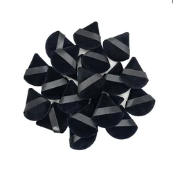 20/50/100Pcs Triangle Powder Puff Face Makeup Sponge Cosmetics Soft Cotton Face Powder Puff Washable Velvet Makeup Puff Tools