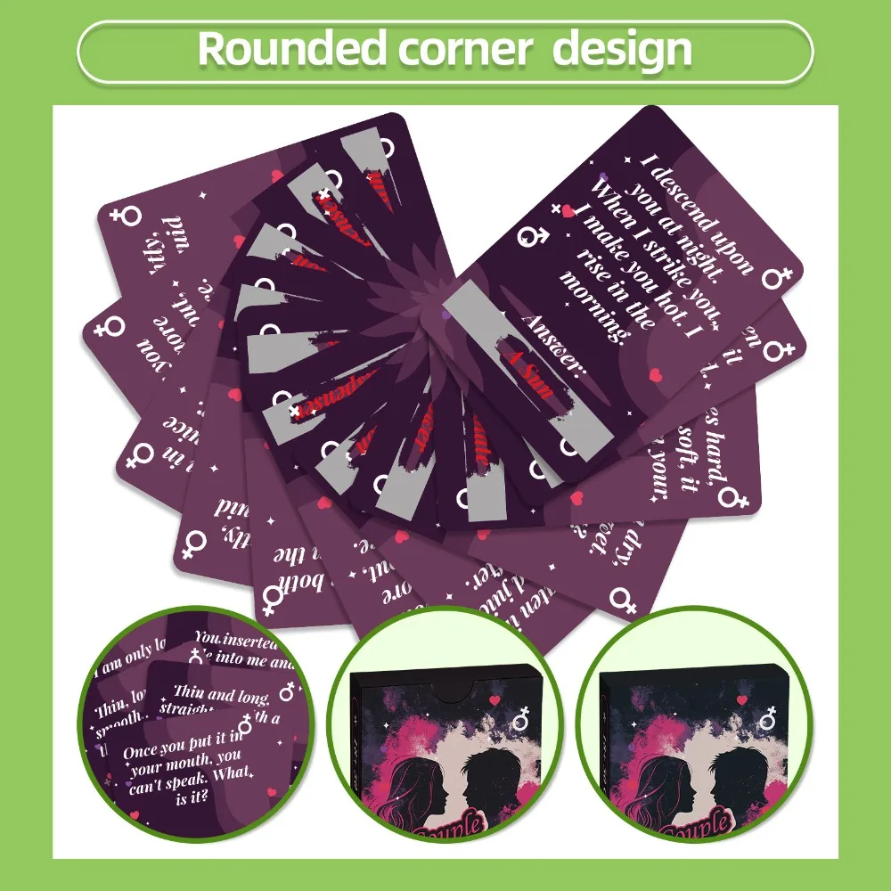 New 46 Couple Scratch Riddle Game Cards Spouse Date Must Have Icebreaker Warm Up Fun Lively Engaging Delightful Charming