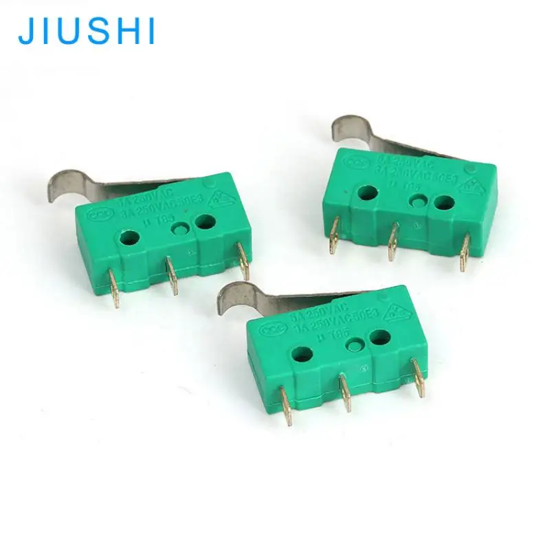 10pcs KW4-3Z-3 bent lever micro switch donghai limit switch 3A5A250V switch