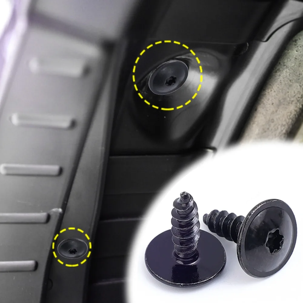 T20 Torx Screw Metal Self Tapping Screws M5*16 for VW Jetta Bora for Audi Q5 for Porsche Car Bumper Shield Undertray Fastener - view 4