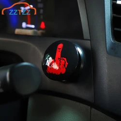 1PCS Car Engine Start Stop Button Cover, Anti-Scratch Car Button Decoration Ring, Push Start Button Ignition Protective Cover
