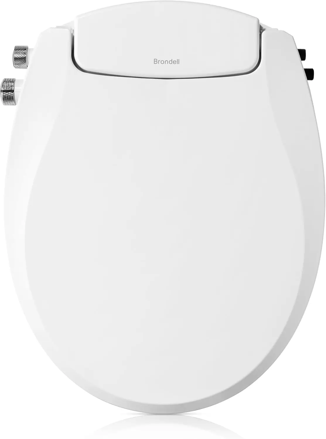 Bidet Toilet Seat, Non-Electric, Dual Temperature, Fits Round Toilets, White – Dual Nozzle System – with Easy Installation