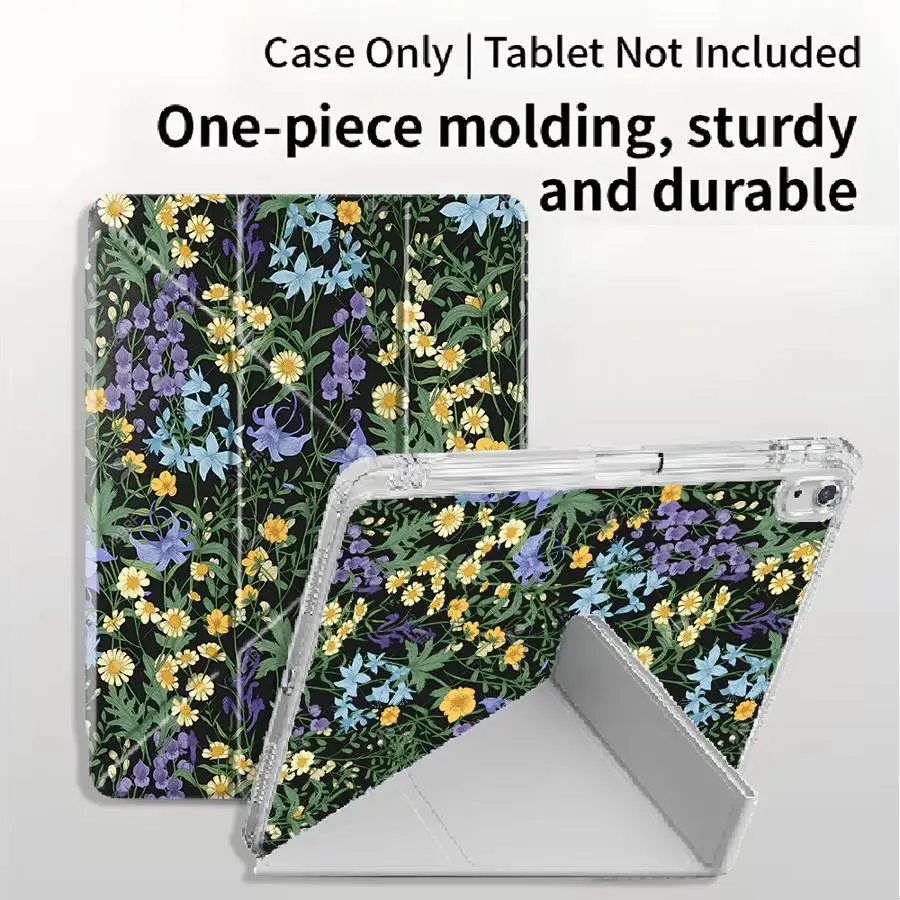 capa-para-tablet-ipad-11ª-10ª-9ª-8ª-7ª-geracao-129-polegadas-mini-6-7-pro-2025-air-4-5-m3-m2-m4-11-polegadas-suporte-dobravel-y-fold-wildflower