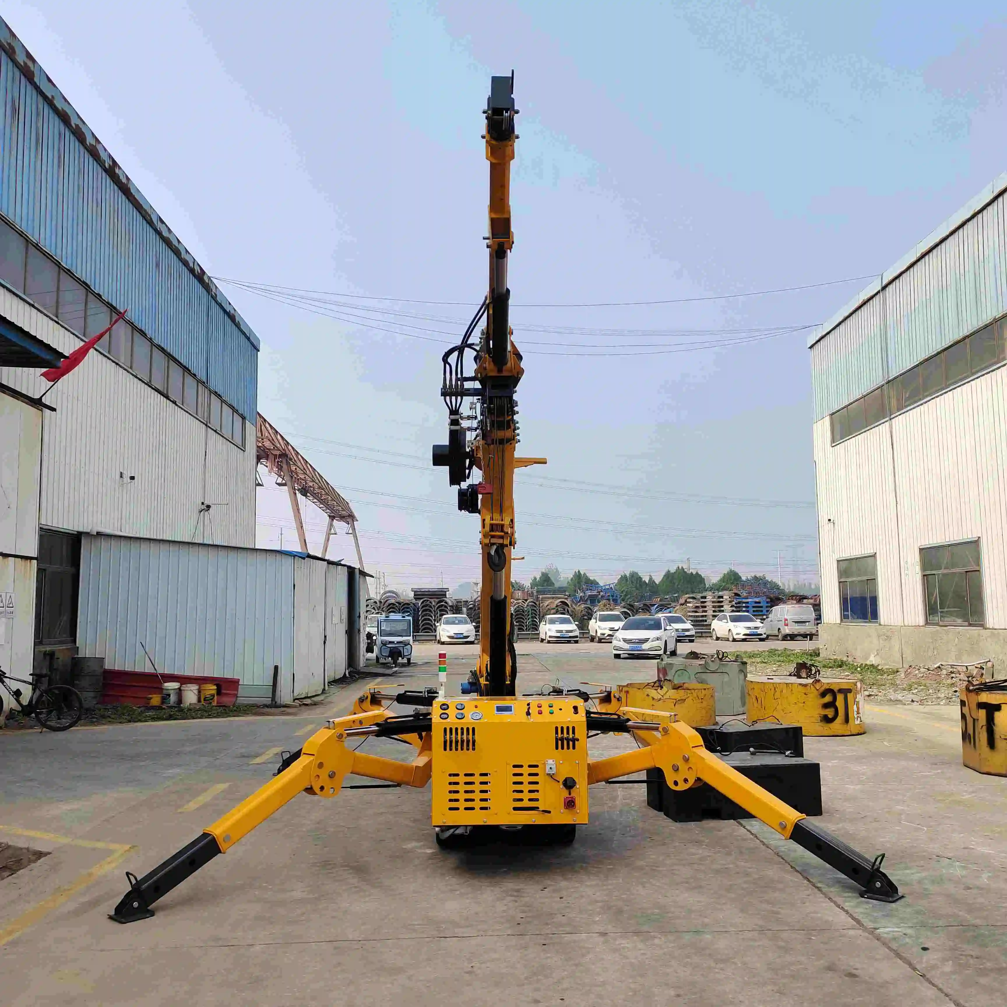 المصنع مباشرة توريد الزاحف العنكبوت كرين رافعة عنكبوتية صغيرة لتشغيل داخلي على السطح رافعة عنكبوت ذاتية الدفع #2