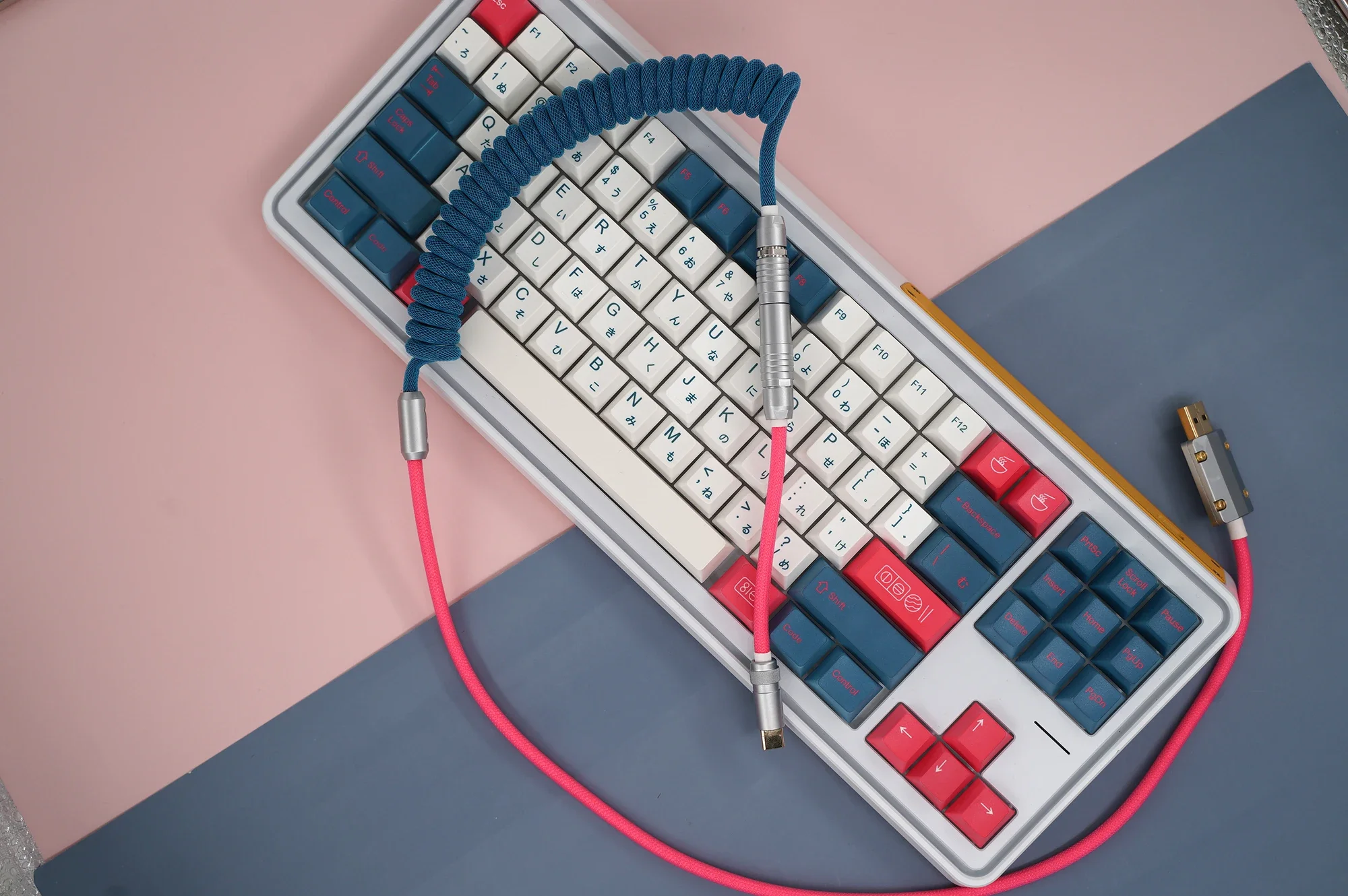 Linha de dados de teclado mecânico personalizado manual GeekCable GMK Theme SP Key Cap line bento