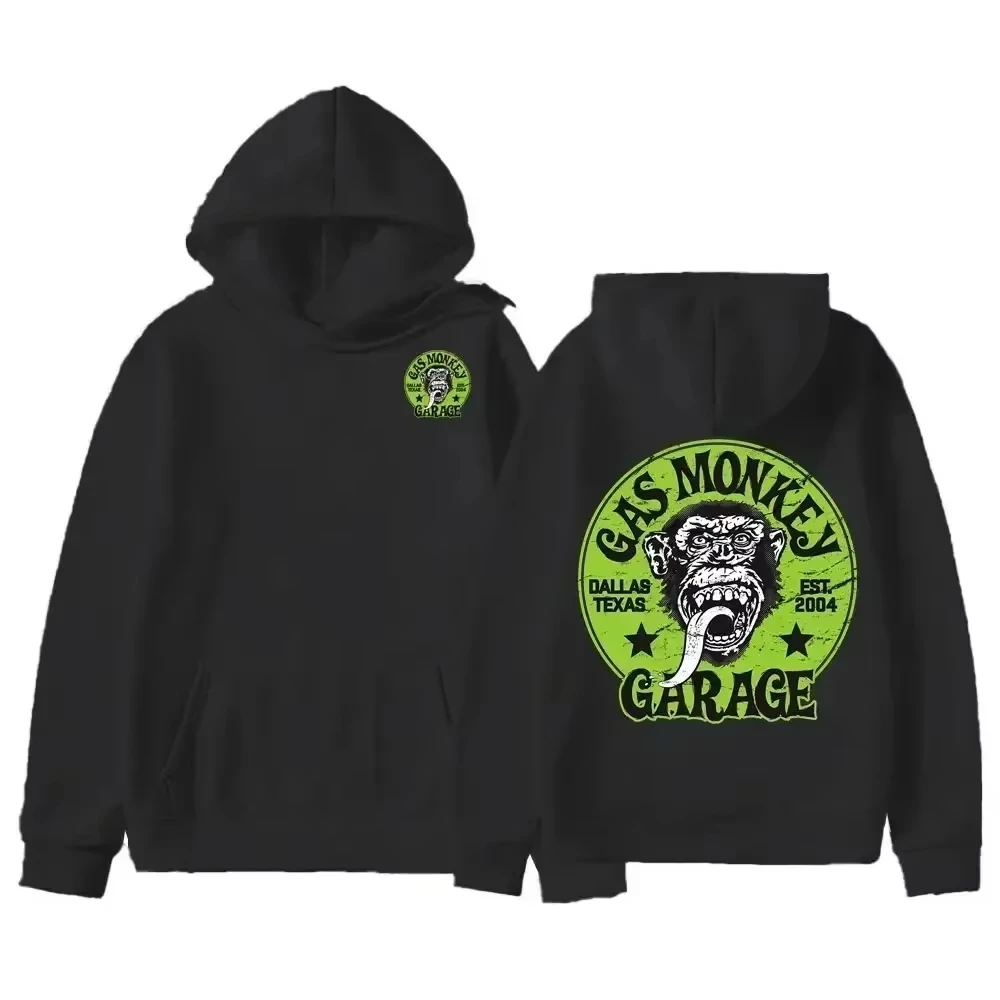 2025 مذهلة جديدة قرود الغاز المرآب الخريف الشتاء عادية كم طويل الأساسية على الوجهين قرود الغاز المرآب الذكور هودي