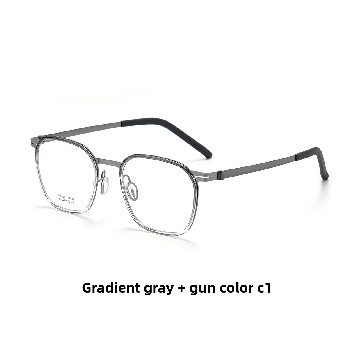 إطارات طبية فاخرة من التيتانيوم للرجال، مربعة خفيفة الوزن بطبقة IP كاملة الحواف، نظارات عمل عصرية للركاب OL الأكثر مبيعًا