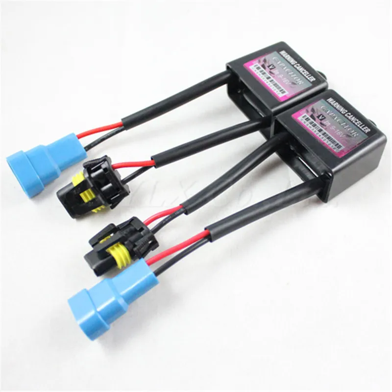 FSYLX 2pcs C6 Xenon HID Kit Error Warning Canceller H1 H3 H4 H7 H8 H11 H13 9004 9005 9006 Canbus Capacitors Computer Decoder