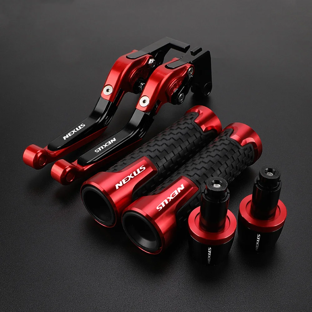 Motorcycle Aluminum Adjustable FOR HONDA NEXUS NEXUS300 2008 200-2010 2011 2012 Brake Clutch Levers Handlebar Hand Grips Ends