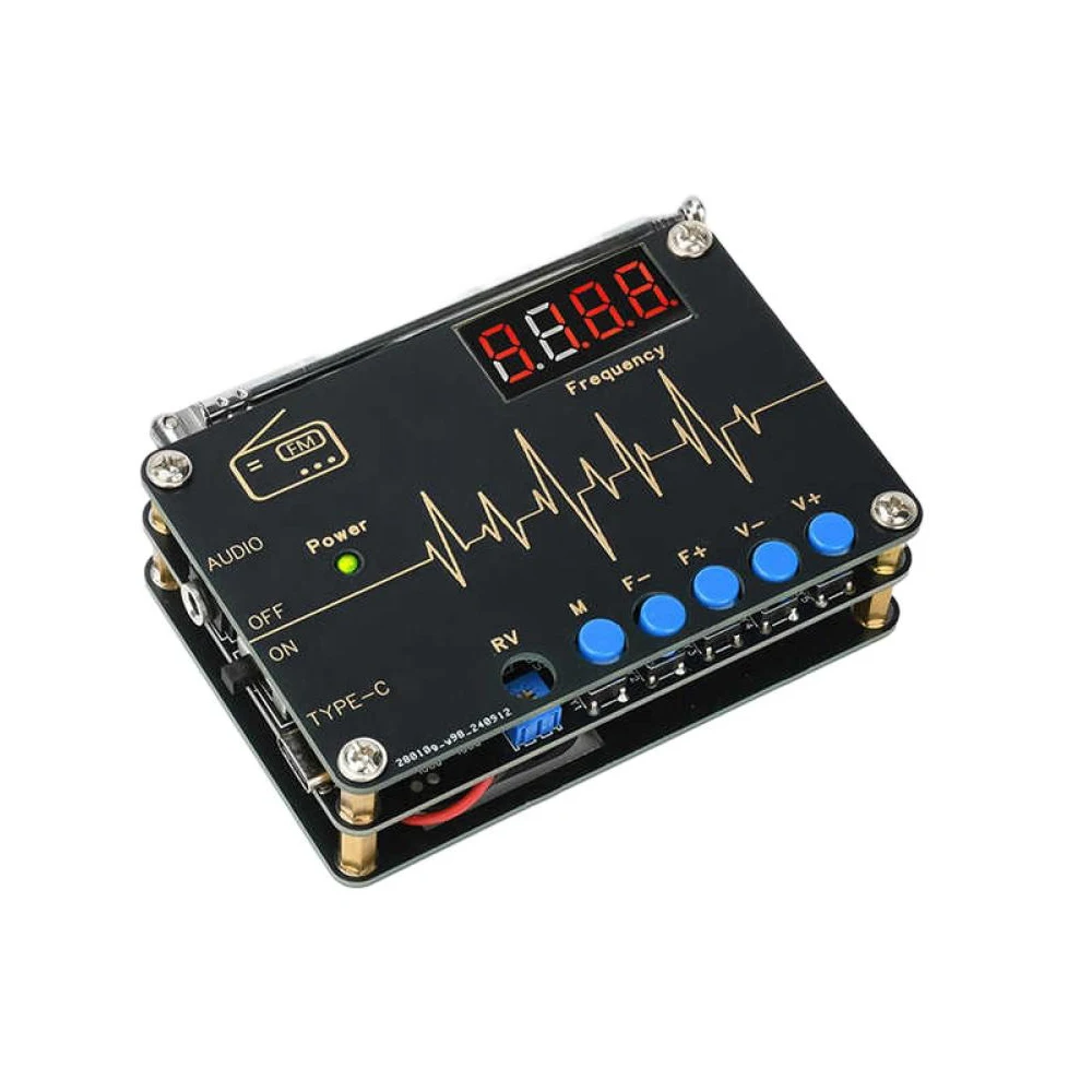 RDA5807M راديو لتقوم بها بنفسك عدة إلكترونية DC5V 87-108MHz راديو FM مع أنبوب رقمي عرض متحكم مشروع لحام إلكتروني #4