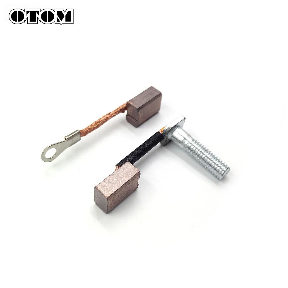 OTOM 2017 Motorcycle Starter Motor Repair Carbon Brush Terminal Kit For HONDA CRF250X CBR TRX CRF230F NX250 TRX500 VFR Off-road