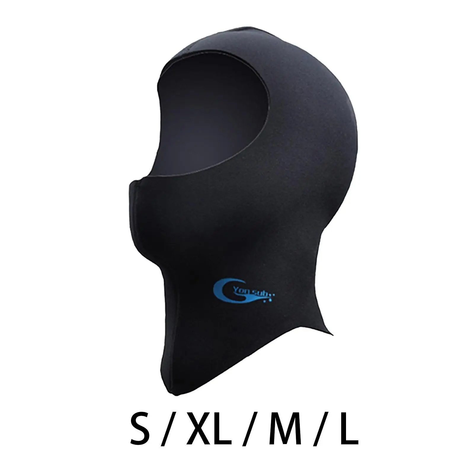 Wetsuit Hood Swim Hat Waterproof Head Cover Thermal Stretch 3mm Neoprene Scuba Diving Hood for Canoeing Kayaking Water Sports