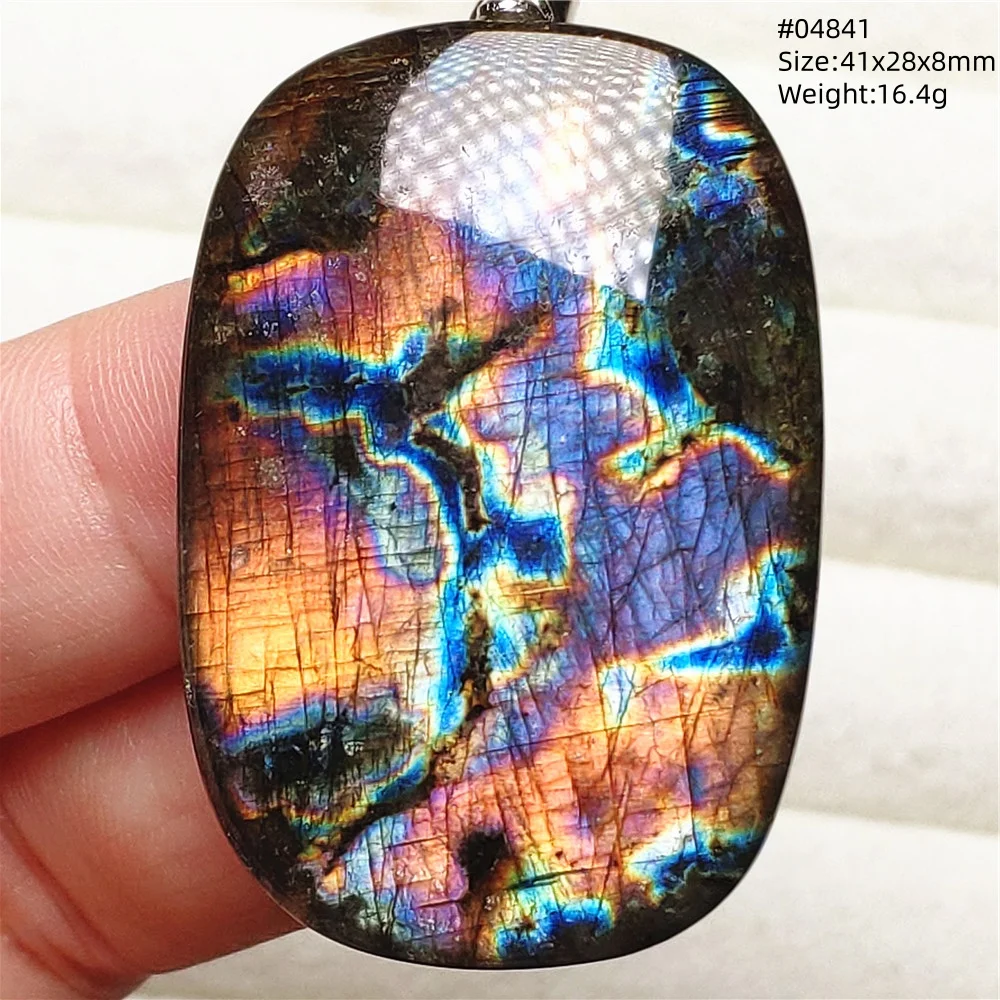 

Natural Purple Labradorite Pendant Jewelry Women Men Rare Color Blue Light Labradorite Necklace Women Men AAAAAA