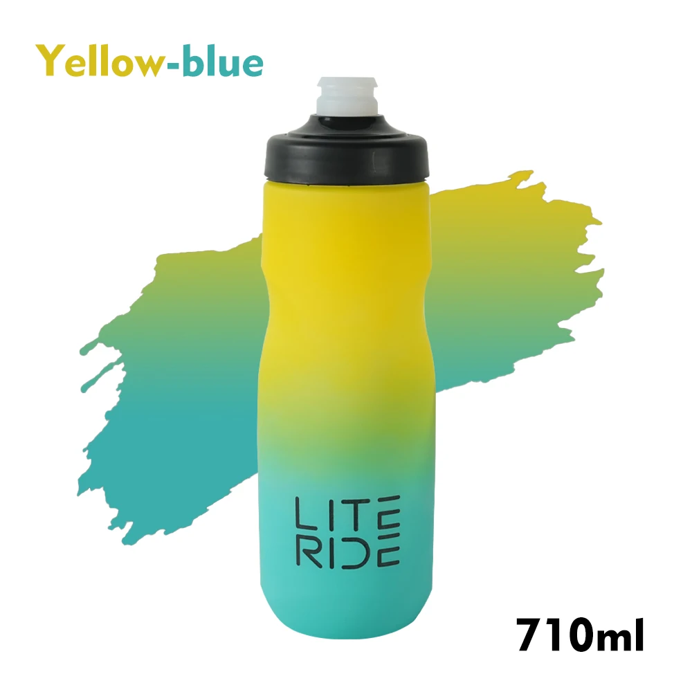LITERIDE 610 ml/710 ml Fahrradflasche MTB Rennrad Wasserflasche Outdoor Sport Kunststoff Tragbare Große Kapazität Getränk Radfahren