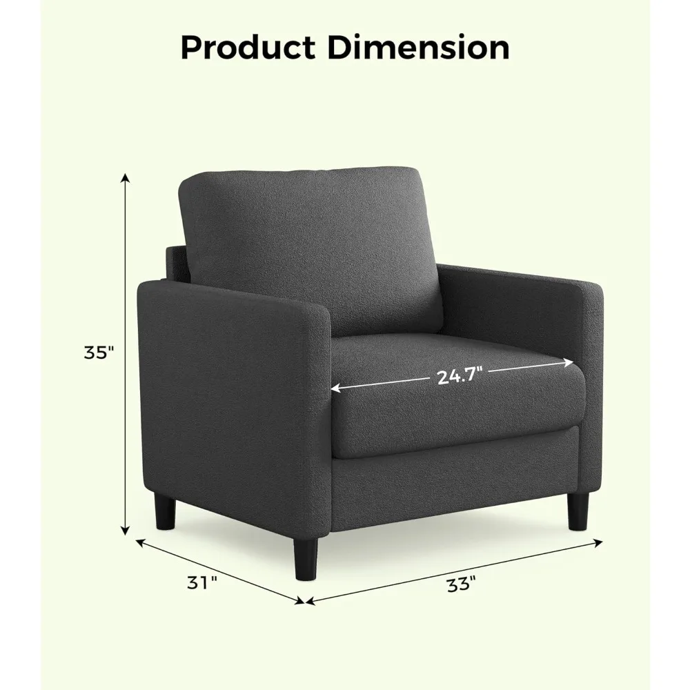 كراسي غرفة المعيشة - كراسي مريحة لقراءة غرفة النوم، إعداد بدون أدوات، تصميم من جميع الخشب #2