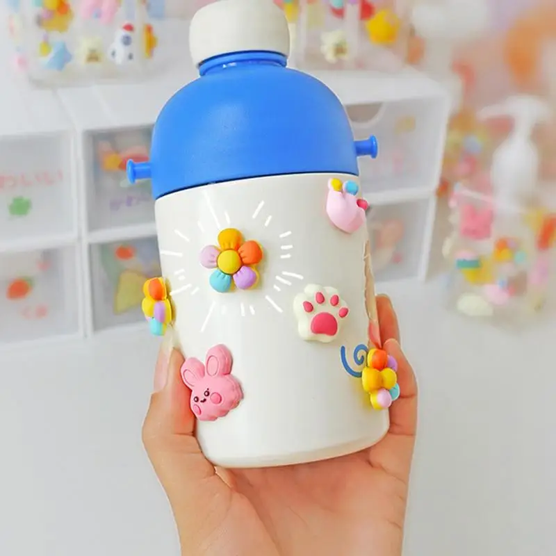 3D Stickers For Kids 3D Water Bottle Stickers For Kids 4Pcs Waterproof Cup Decal Stickers Hand Account Sticker Mobile Phone