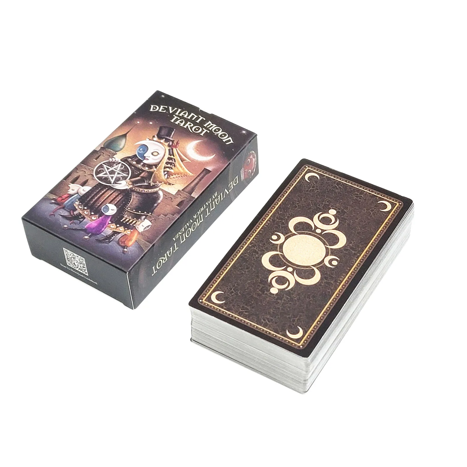 New Deviant Moon Tarot Cards English Version Fate Divination Board Games For Family Party Funny Playing Cards Oracle Cards