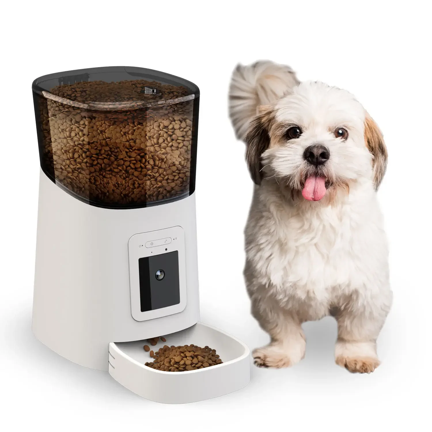 Hot Sale Smart Automatic Pet Feeder For Cats And Dogs Wifi Enabled Pet Smart Feeder With Camera