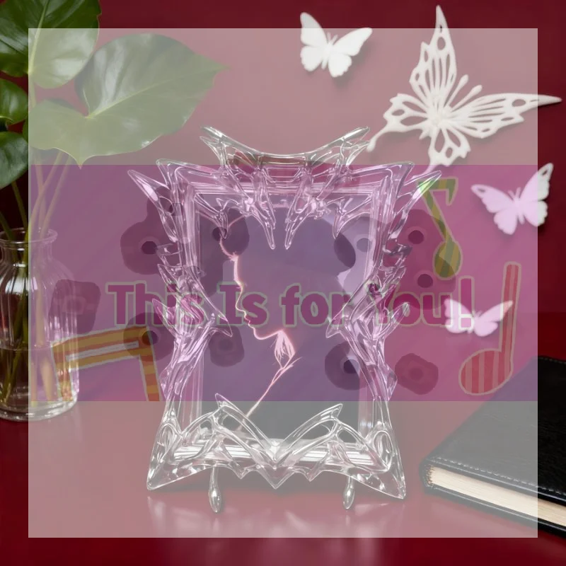 【MA】Electroplating Photocard Holder - Personalized Kpop Star Card Protection Cover Fluid Sculpted Edge