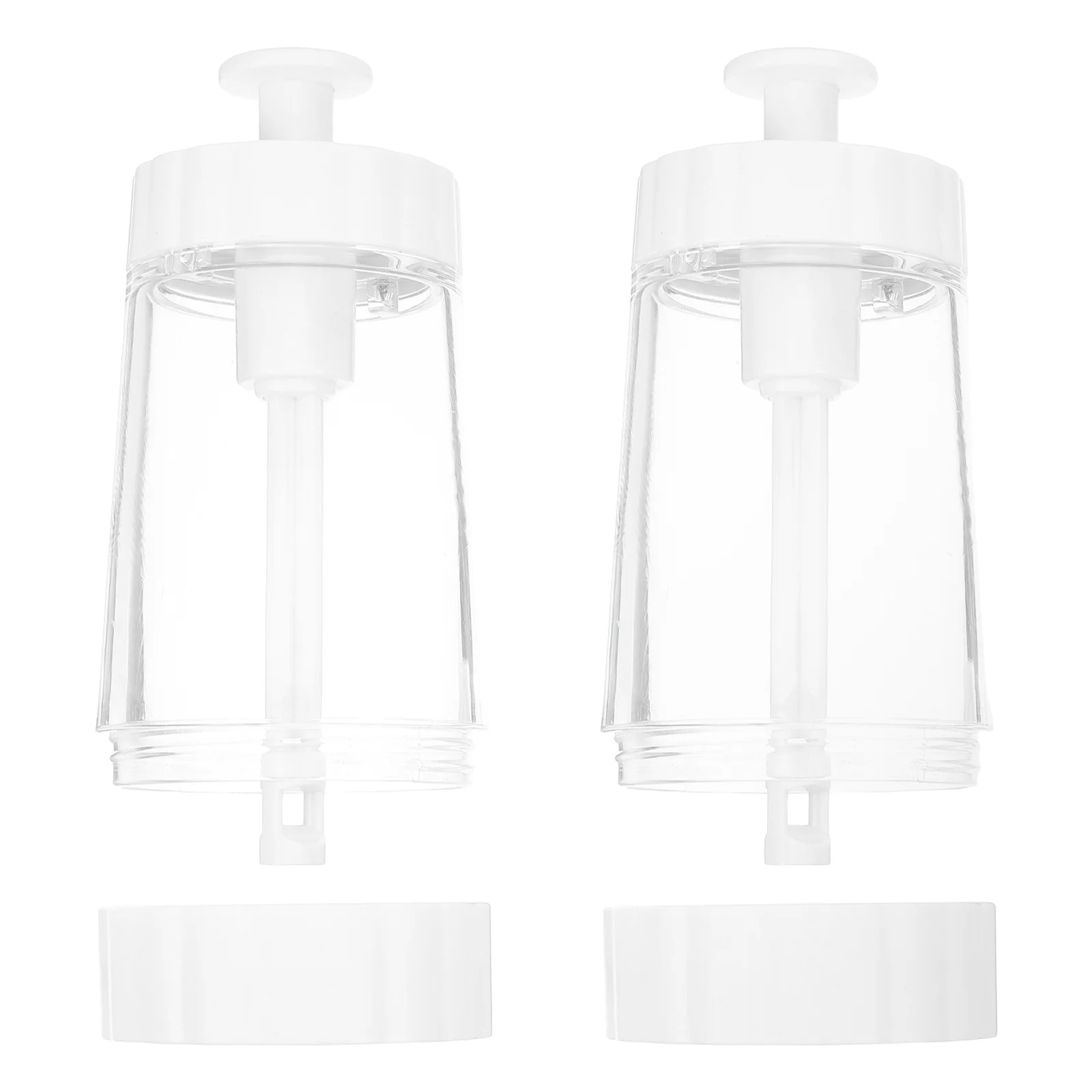 

2pcs Quantitative Seasoning Dispenser 0.5G Spoon Transparent Kitchen Measuring Spice Jar For Salt Pepper Precise Salt Shaker