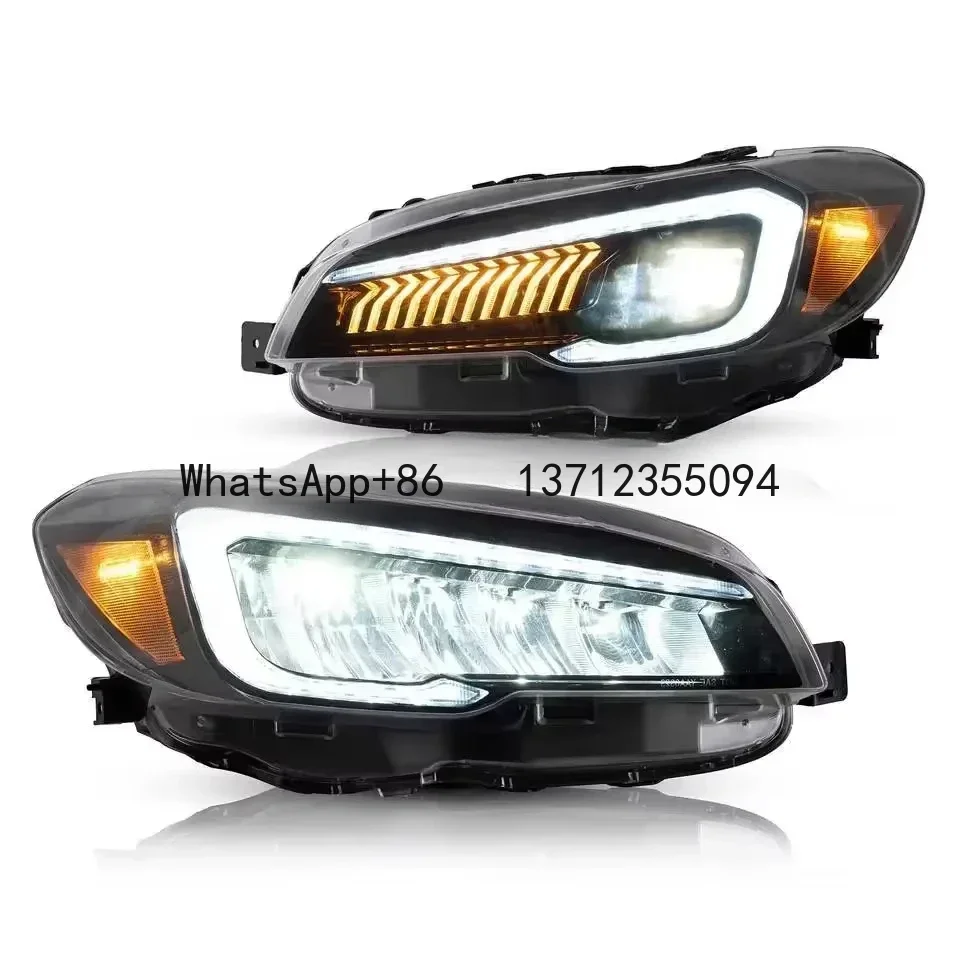 

Заводские светодиодные фары для Subaru WRX STI 2015-2021, другие автомобильные осветительные аксессуары, системы автоматического освещения, детали, последовательные