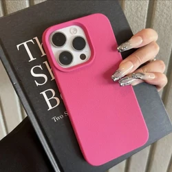 High-fashion Feeling Litchi Patterned Phone Case For iPhone 17 16 Pro Max 15 14 Plus 13 12 11 XS Max XR X Shockproof Soft Cover