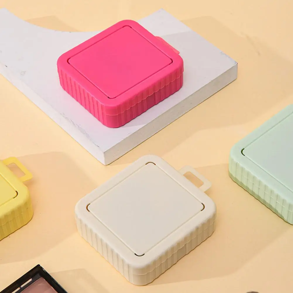 Portable Luggage Shape Powder Puff Storage Box Contour Cosmetic Cushion Puff Air Dry Facial Wet Tools Smooth Beauty Y0C2