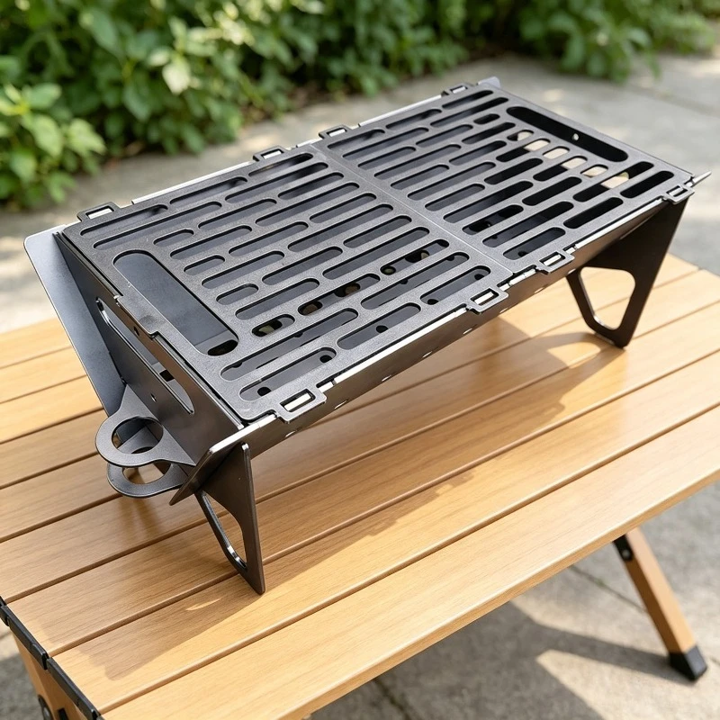Verstärkter Grill aus Kohlenst – Camp Grill Portable Folding Bewertung und Preis