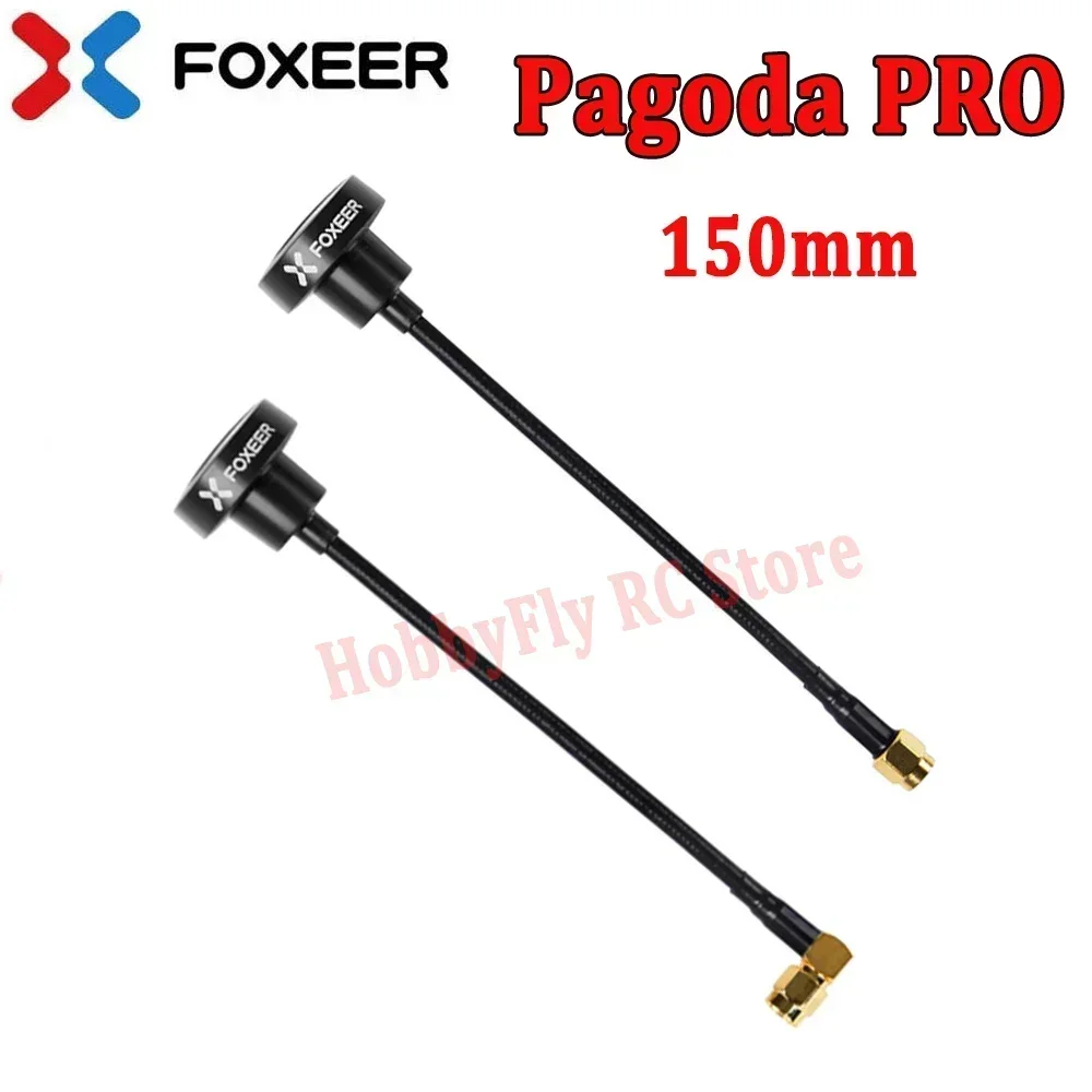 FOXEER Pagoda PRO 5.8GHz 3dBi Omni FPV Antenna - 150mm RHCP SMA for RC FPV Racing Freestyle Drones & VTX