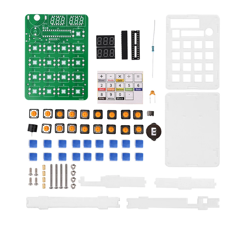 Homemade calculator electronic production kit 51 microcontroller teaching experiment welding practice DIY parts Type-c interface