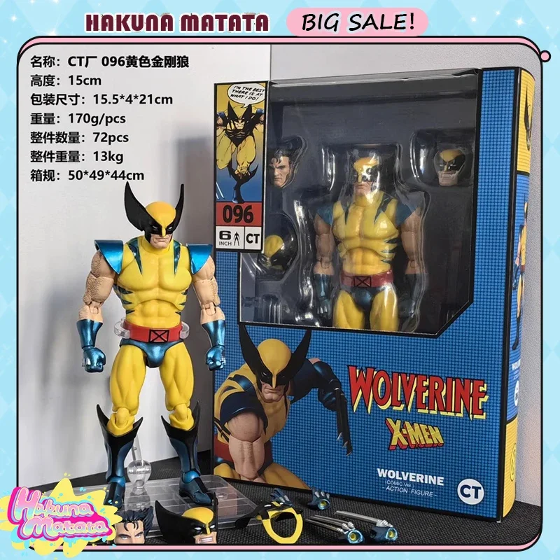 Mafex 096 Mafex Anime Figures Wolverine Ver. Action Figures Hight Quality Toys Joint Movable Pvc Model Children Birthday Gift